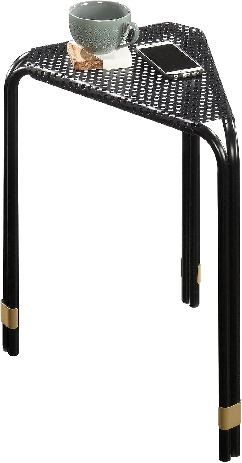 Triangular Side Table, Black finish C14052
