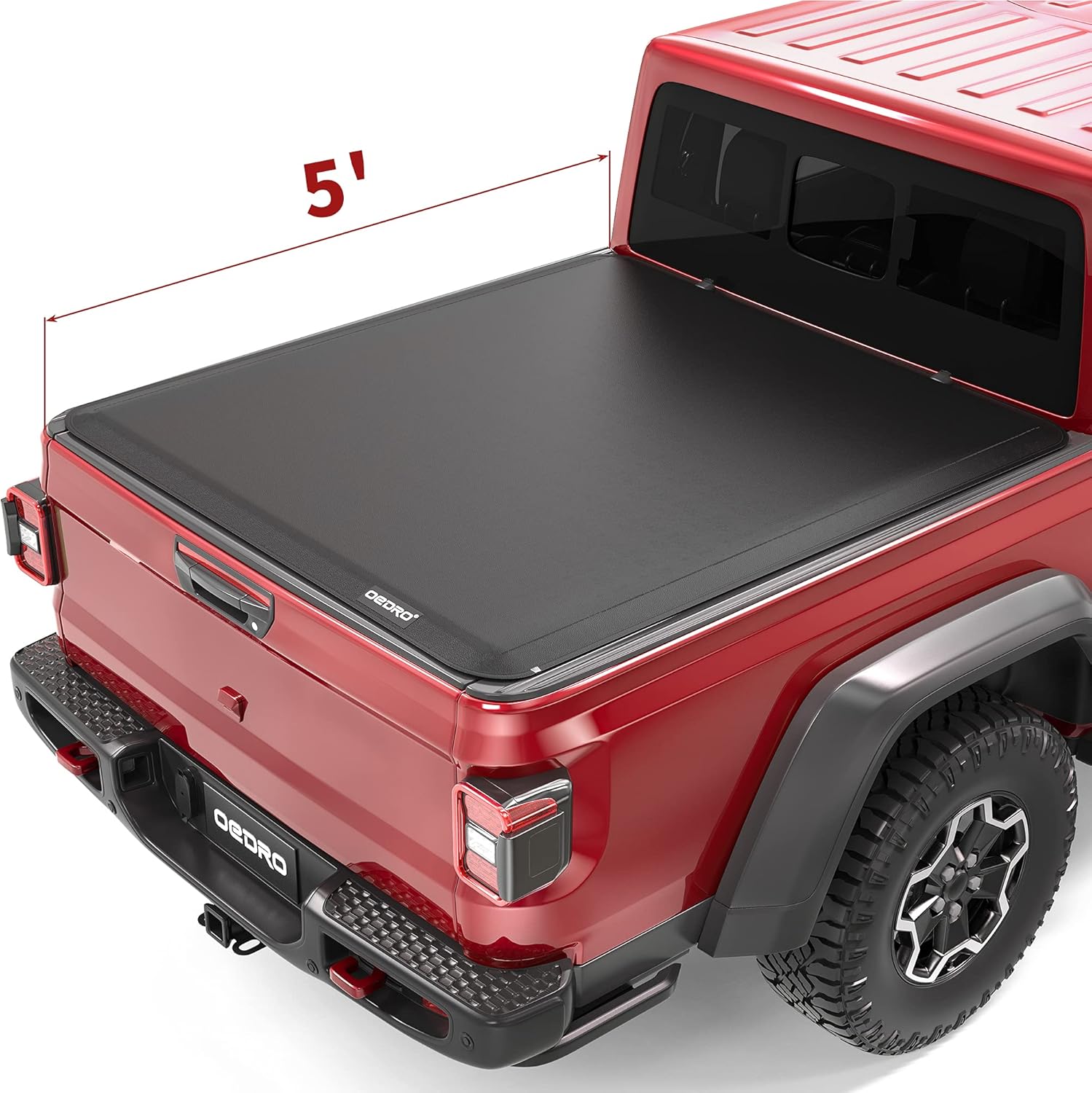 Soft Roll Up Truck Bed Tonneau Cover for 5 Feet Bed U249