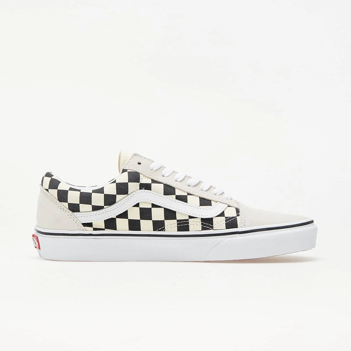 White/Black Checkerboard Shoes Z44123