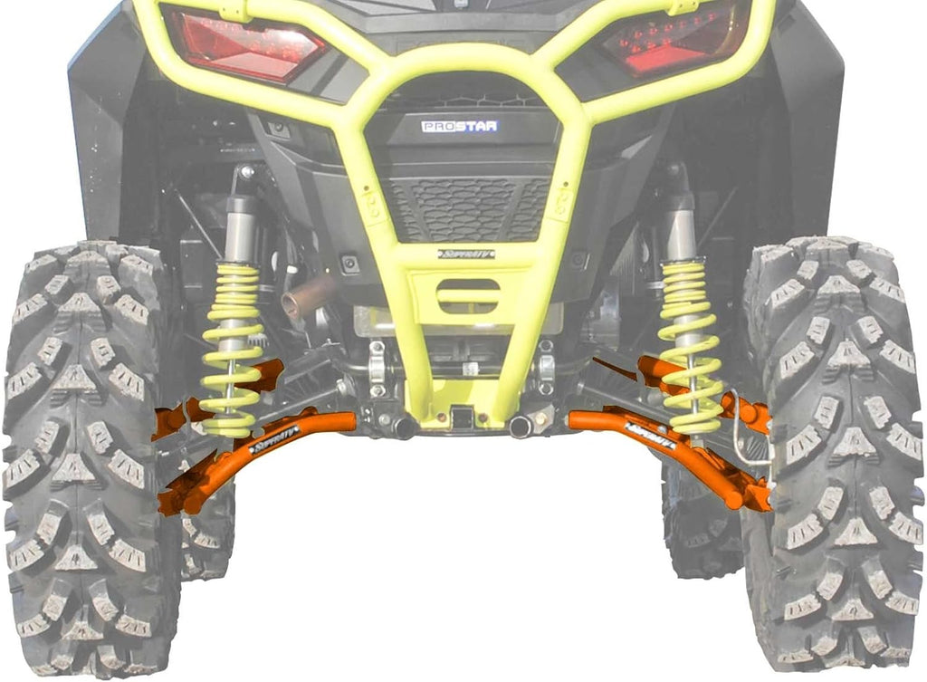 Red Rear Offset A-Arms for Polaris RZR S 900 / RZR 4 900 U6230