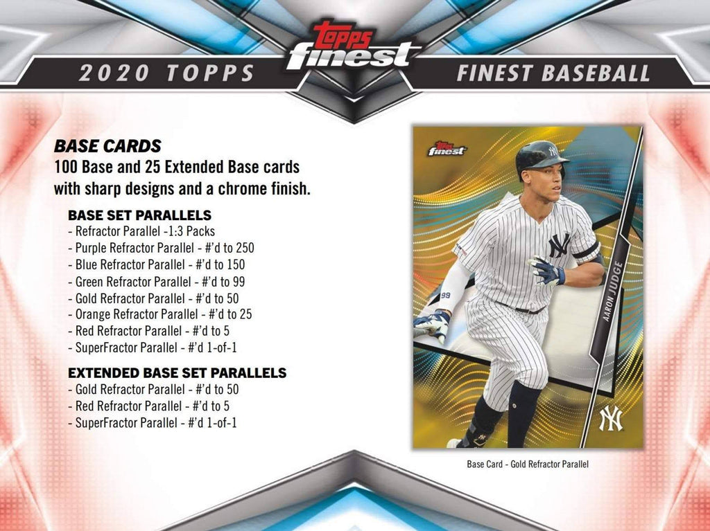 2020 Topps Finest Baseball Hobby Box D2381