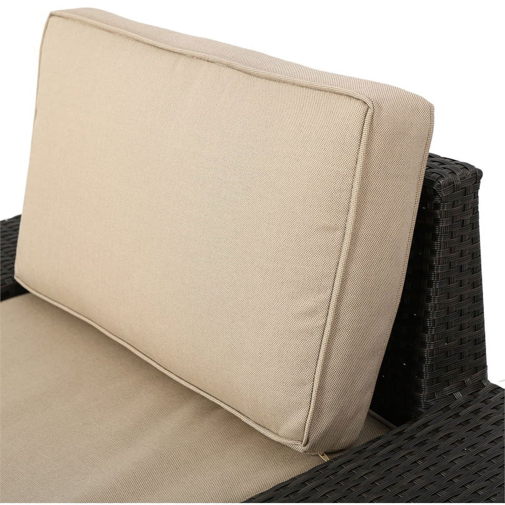 Outdoor 9 Seater Sectional Sofa and Club Chair Chat Set L566