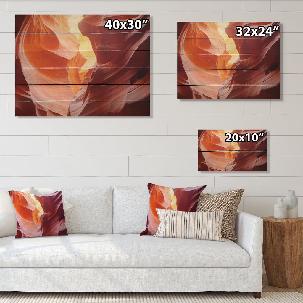 Natural Pine Wood Landscapes Print G1206