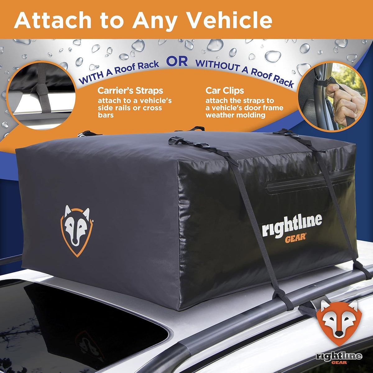10 cu ft Waterproof Car Top Carrier I101