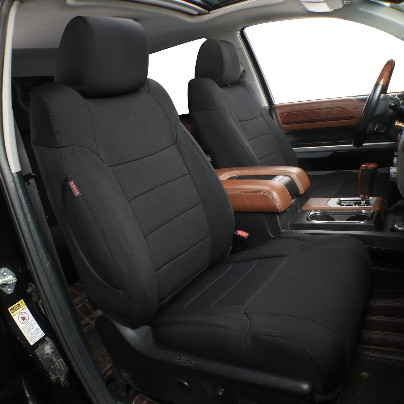 Beige Leatherette Car Seat Covers for Honda CRV 2015 2016 C364