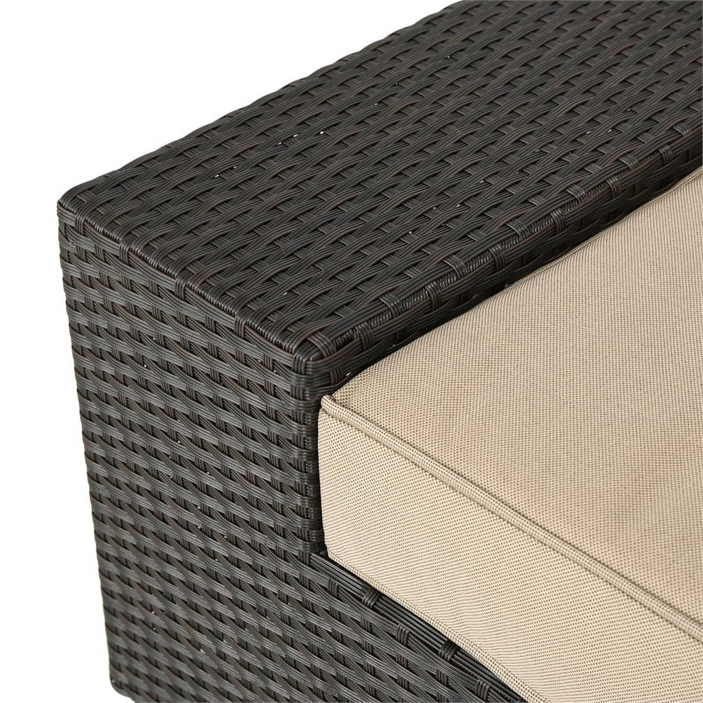 Outdoor 9 Seater Sectional Sofa and Club Chair Chat Set L566