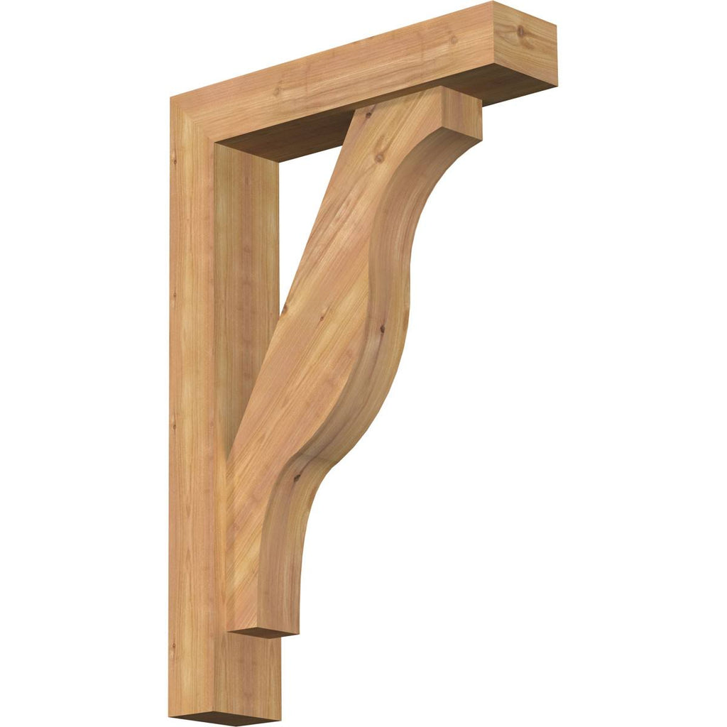 5 1/2x22W x 24x22D x 36x22H Western Red Cedar Bracket K79688