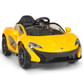 12V Yellow Toddler Electric Ride On Car with Parent Remote Control G97763