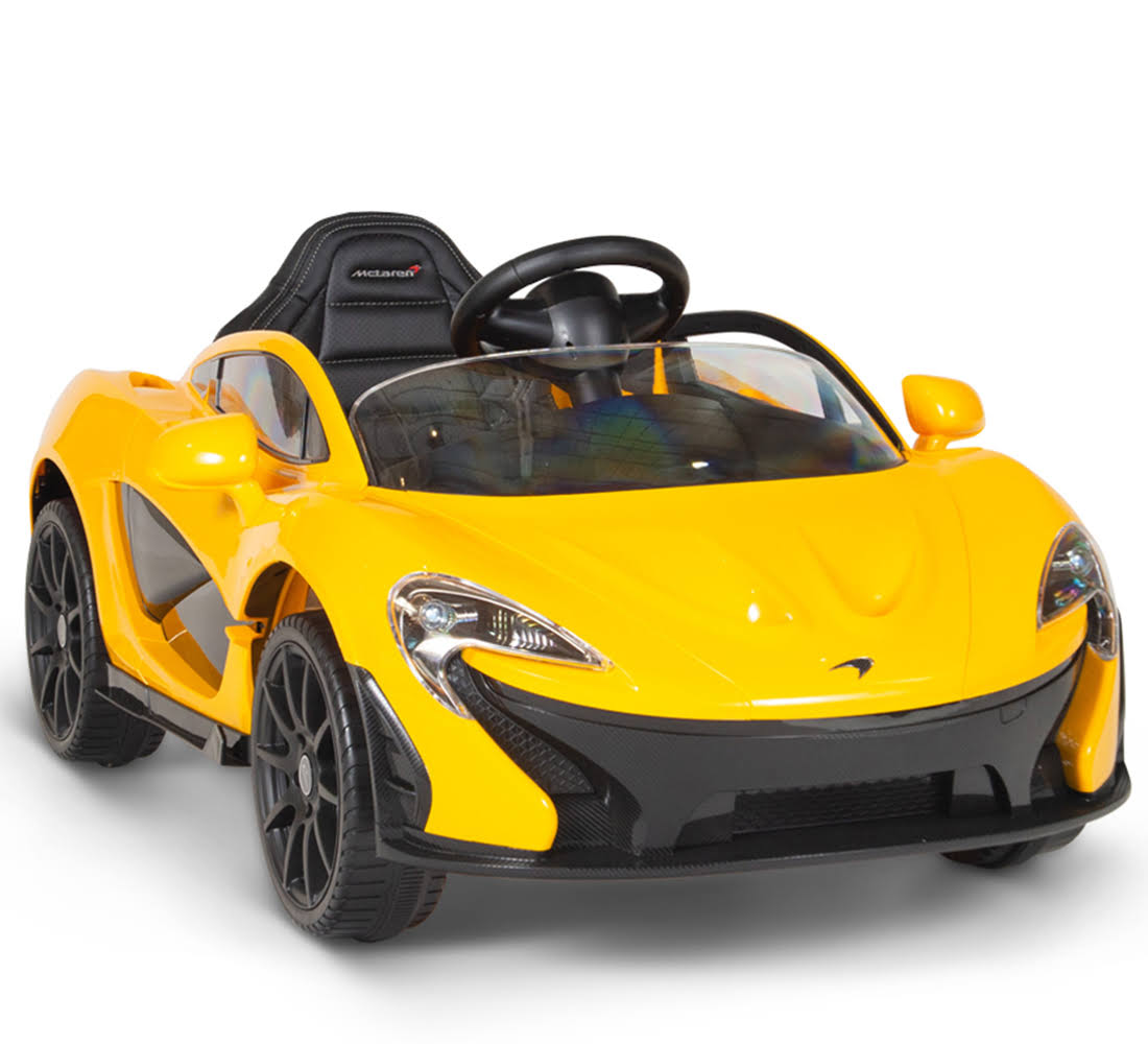 12V Yellow Toddler Electric Ride On Car with Parent Remote Control G97763