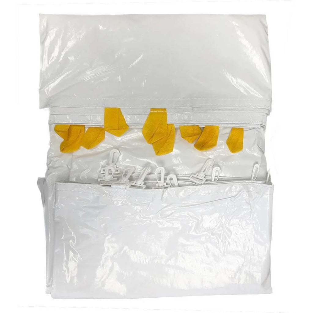 White Sidewall Kit for 8 ft Sides, 60 ft x 120 ft Q2006