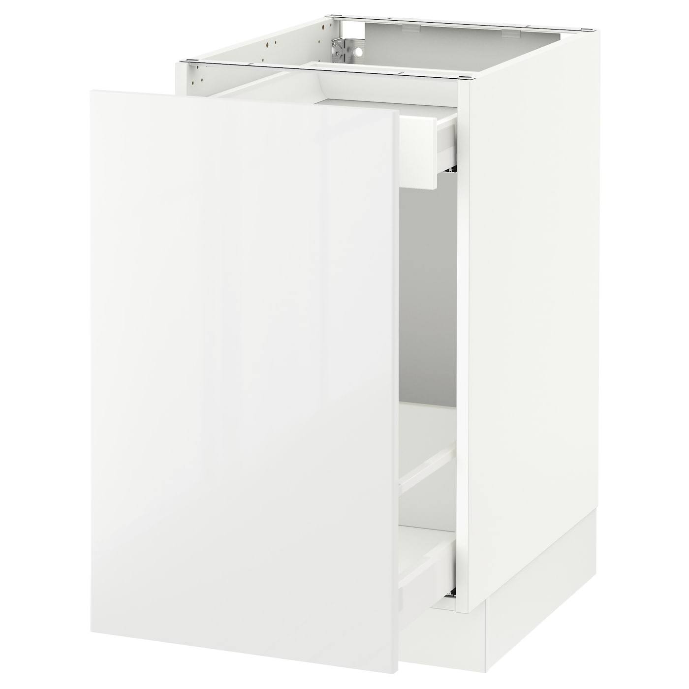 White Base Cabinet with Pull-Out Storage Z16895