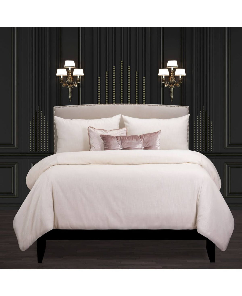 Beige Twin Luxury Bedding Set S269086