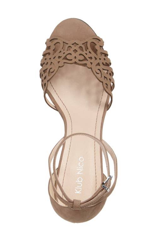 Taupe Nubuck Wedge J166009