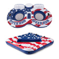 American Flag 2 Person Pool Tube with Cooler M550