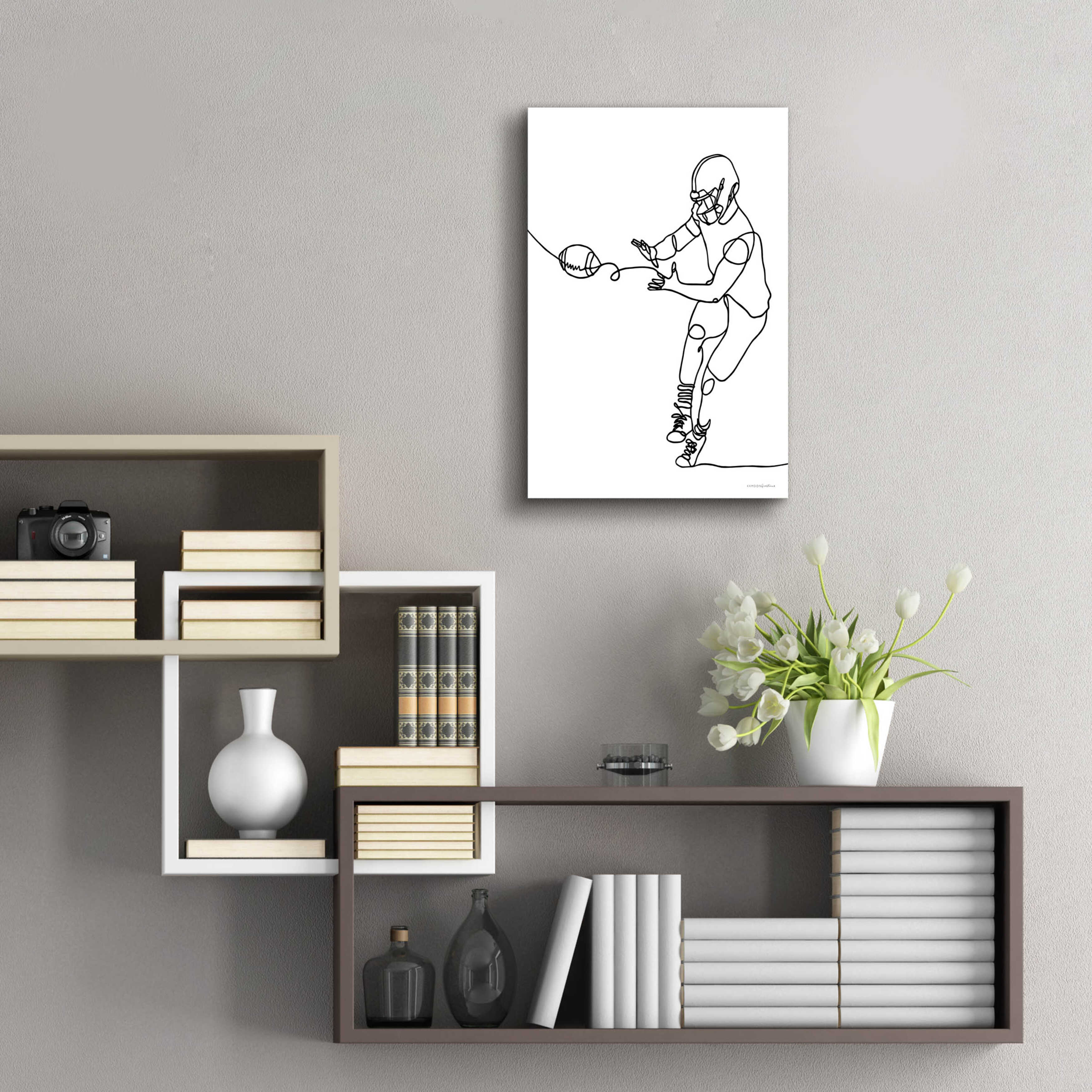 Acrylic Glass Wall Art, 16"x24" S297