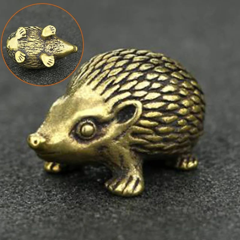 Brass Hedgehog Statue Ornaments D544563