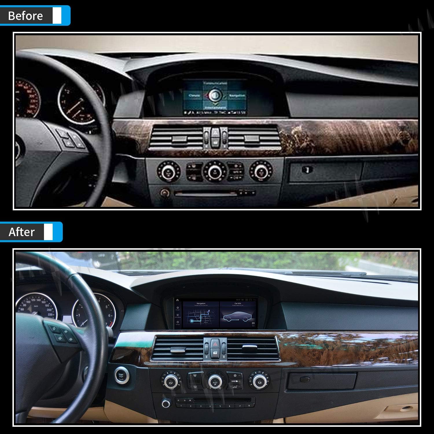 8.8 inch IPS Screen Android 10 Qualcomm 8-core 4+64G Carplay Head Unit T61467