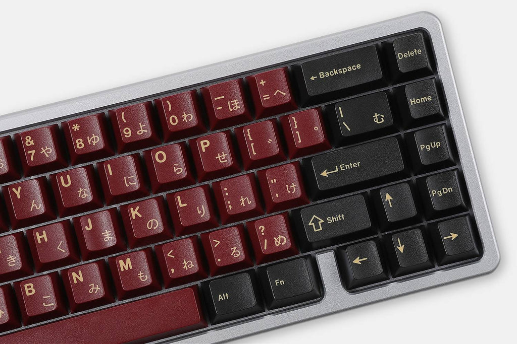 RedSuns GMK Red Samurai Keycap Set 65% 75key Kit R73889