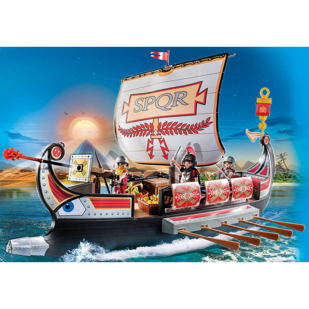 Roman Warriors & Ship J5580