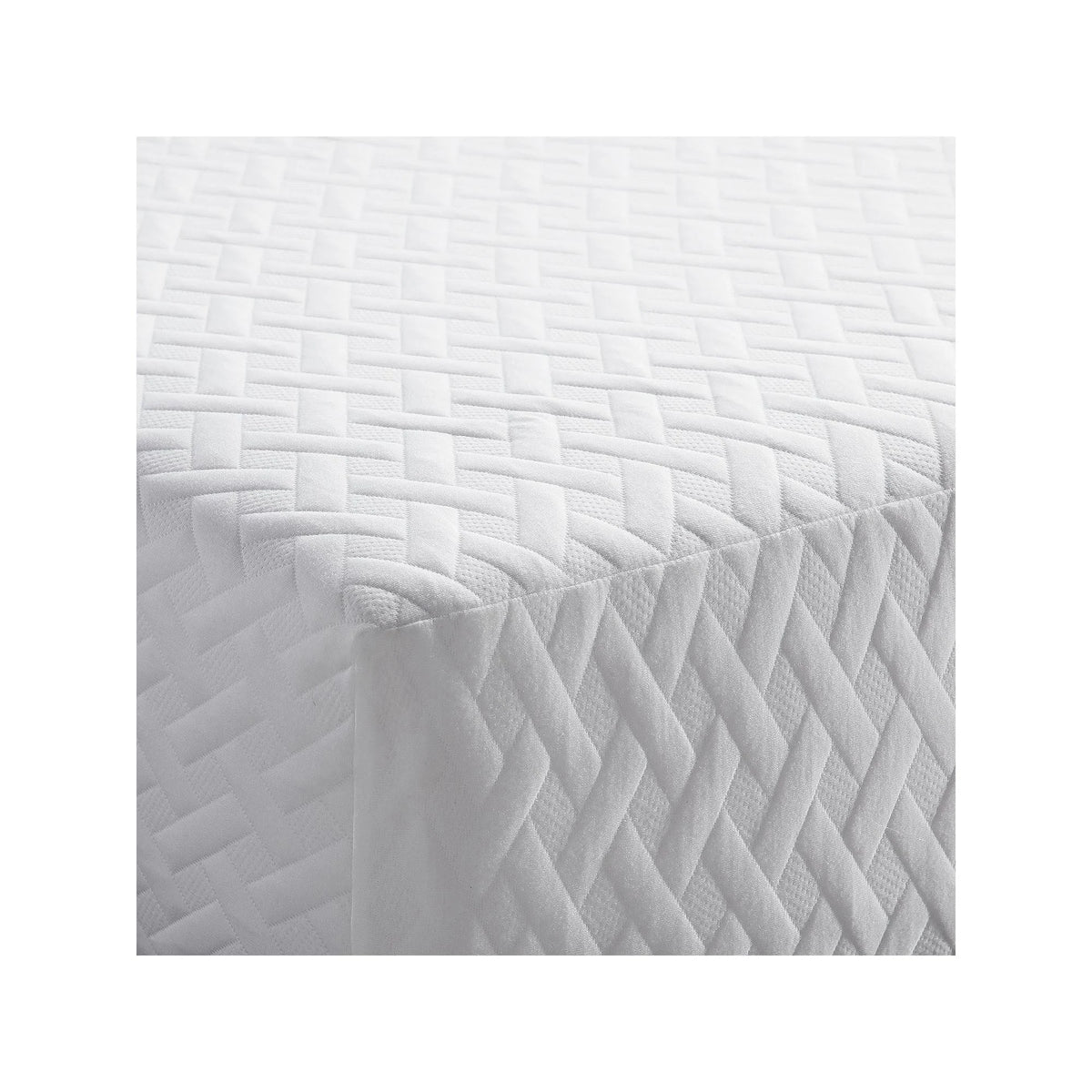 White Twin Gel Memory Foam Mattress P542