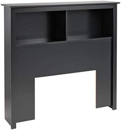 Twin Bookcase Headboard in Black Y8814