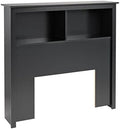 Twin Bookcase Headboard in Black Y8814