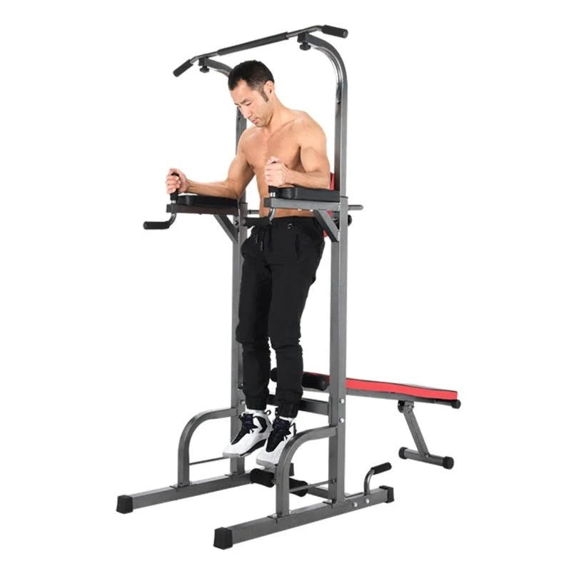 Power Tower with Push Up, Pull Up, and Dip Stations Q624885