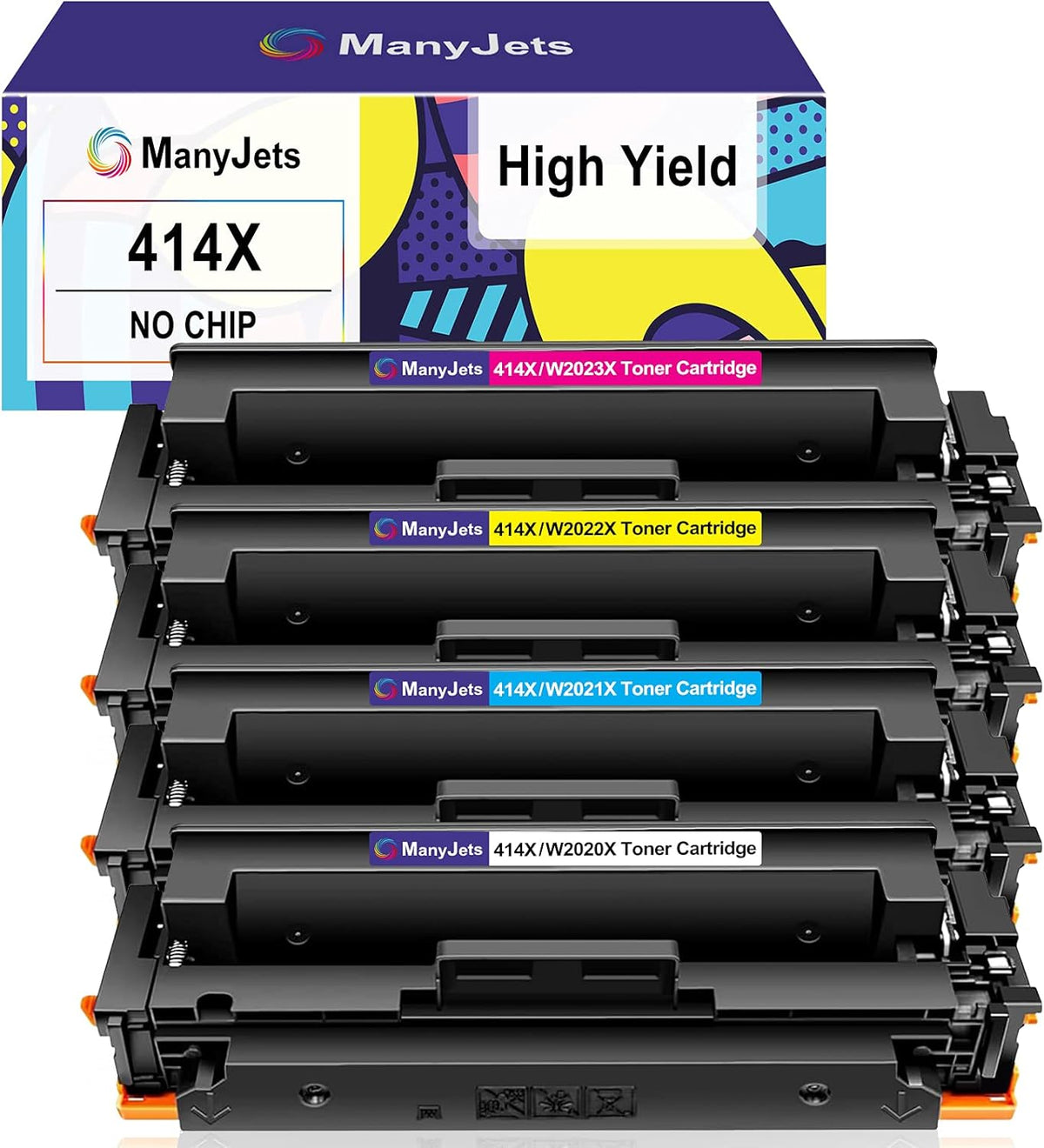 4-Pack Compatible Toner Cartridge for HP Printer I762093