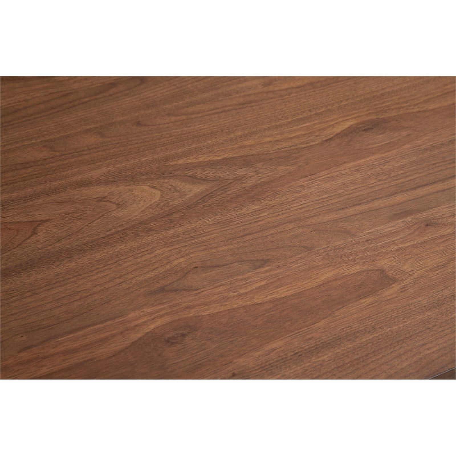 Brown Wood and Metal Desk A357053
