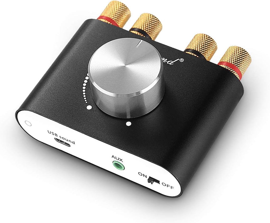 Black Mini Bluetooth Power Amplifier 50W×2 Pack of 2 B63273