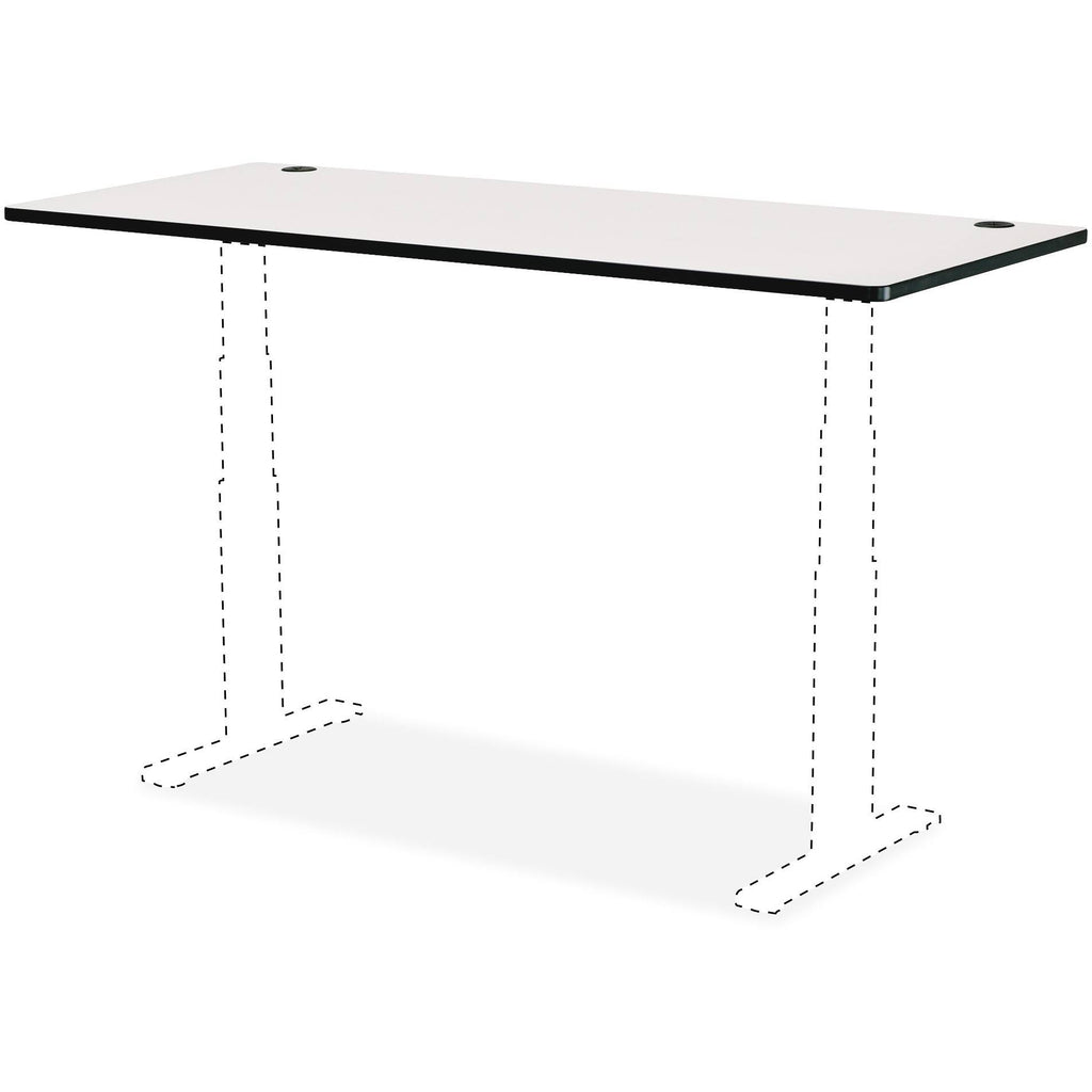 Electric Height-Adjustable Table Top 72x22 Gray O610