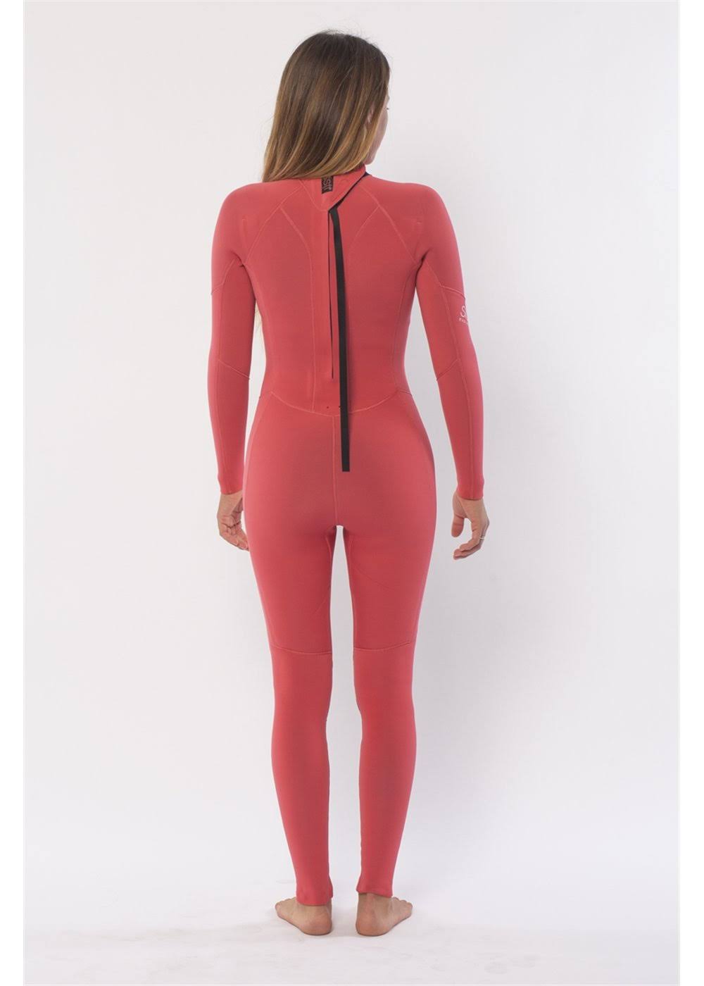 3/2 Back Zip Full Wetsuit Solid Black A309504