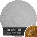 Hand-Painted Golden Oak Ceiling Medallion K5099