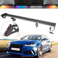 Adjustable Aluminum Rear Trunk Wing Spoiler With LED S523603