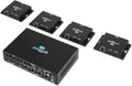 HDMI 2.0 2x4 Splitter/Extender, 4K 60Hz 4:4:4, HDR, HDCP 2.2, Dual IR, PoC, EDID, Loopout D21571