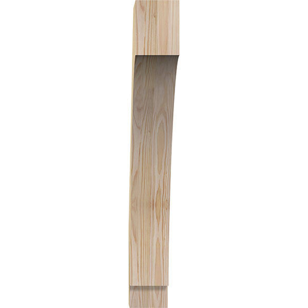 4x22W x 24x22D x 30x22H Rough Sawn Brace, Douglas Fir D158