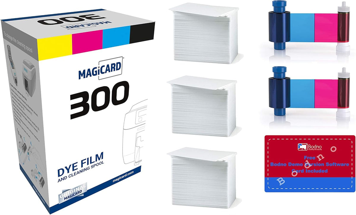 250 Prints Color Ribbon for PVC Cards Q366