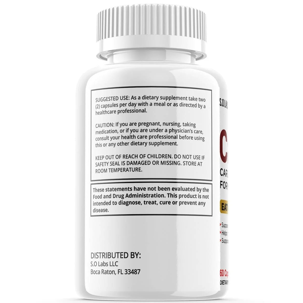 Carbofix Pills Supplement (180 Capsules) W64638