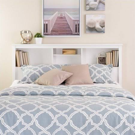 Full Queen Bookcase Headboard in White A671240