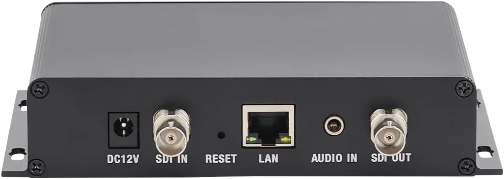 HEVC H.265 H.264 SD HD 3G SDI to IP Encoder IPTV HD Video Audio Live Streaming Encoder HD-SDI Transmitter with HTTP, RTSP, UDP, SRT, HLS, ONVIF, RTMP, Multicast, Unitcast U1883