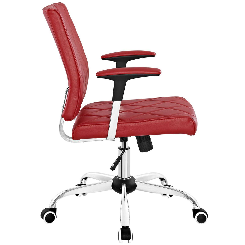 Brown Vinyl Office Chair C2769