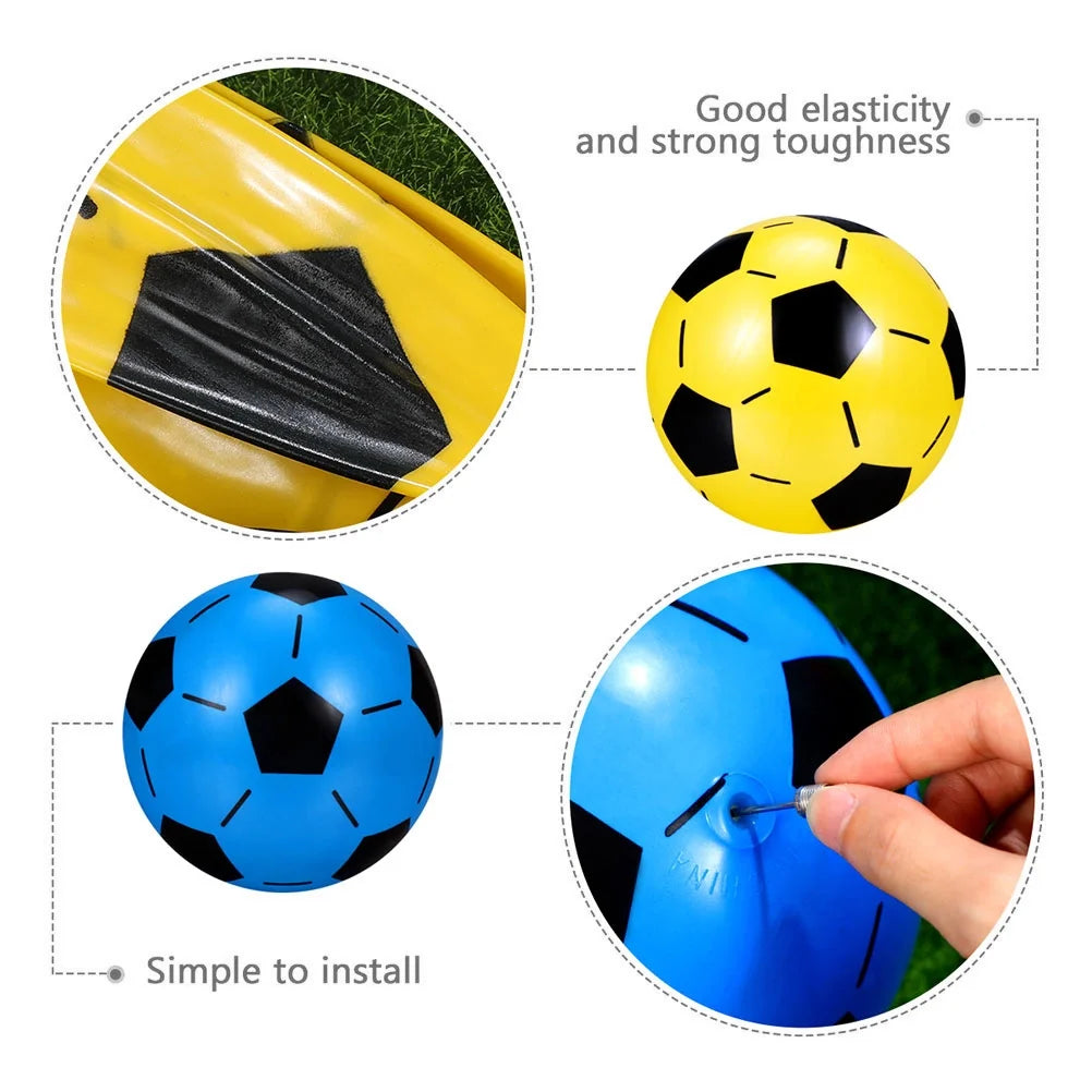 10 Pcs Inflatable Soccer Ball Toys V456