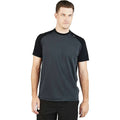 Gray M Baseball Fitness T-Shirt X709