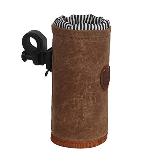 Canvas Bike Handlebar Pouch Water Bottle Cup Holder D656433