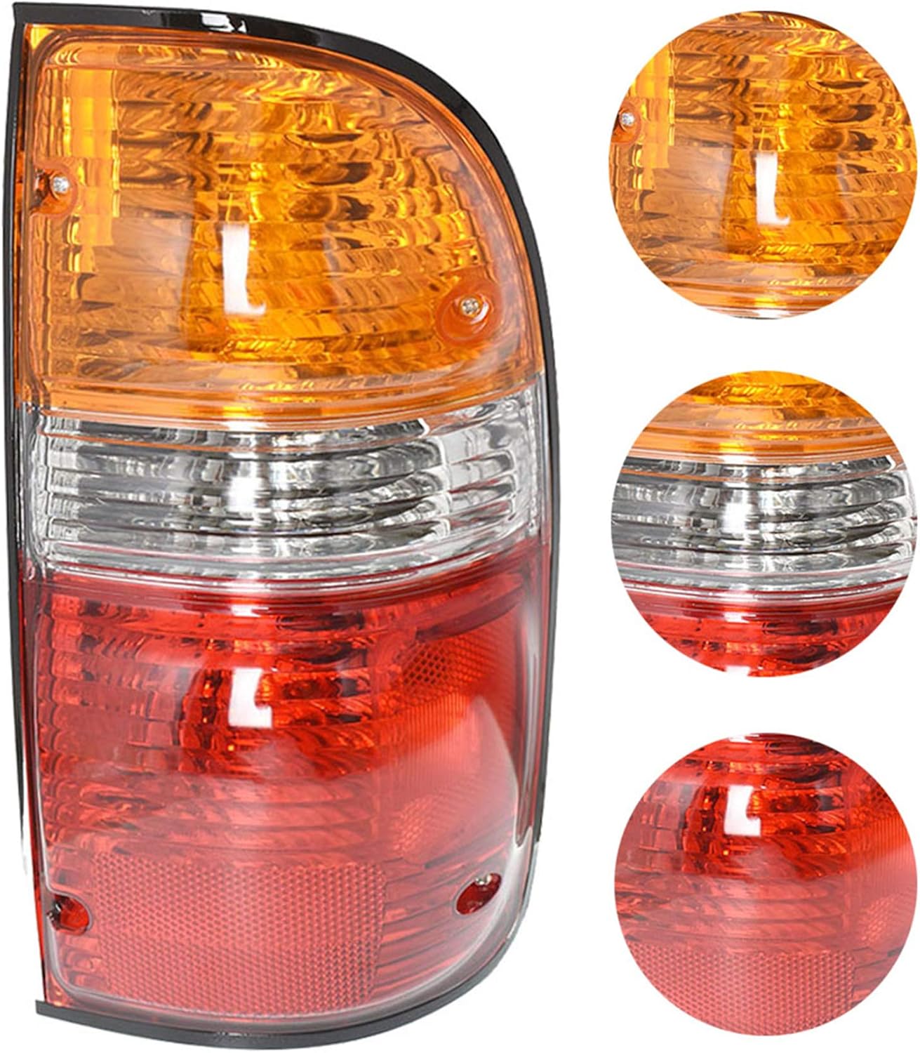 Rear Right Passenger Side Tail Light for 2001-2004 Toyota Tacoma Pack of 2 W75458