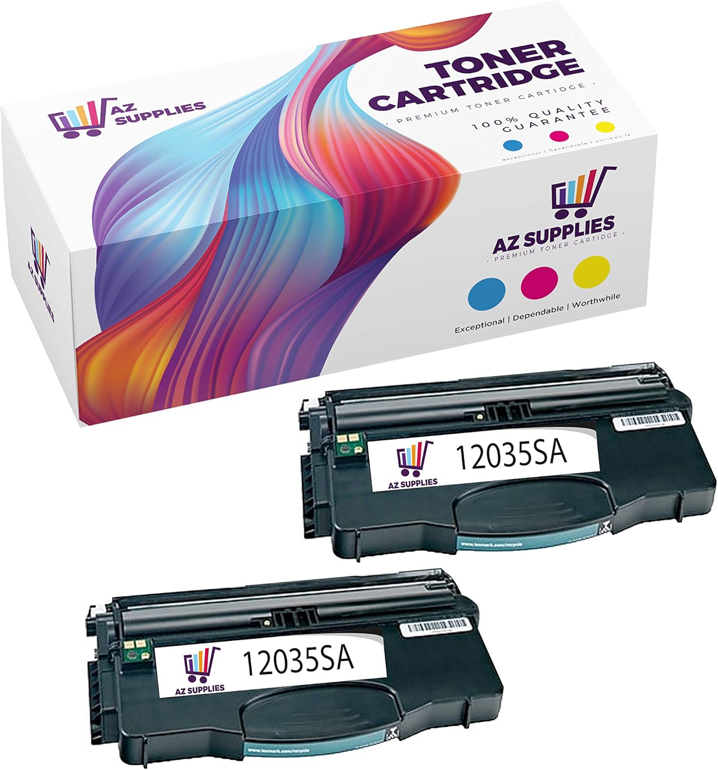 Black Toner Cartridge 2 Packs E59483