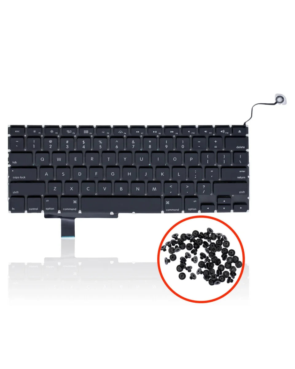 Backlit US English Keyboard for MacBook Pro Unibody 17" P733