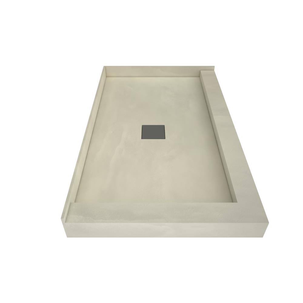 42x22 x 36x22 Double Threshold Shower Base with Drain F90158