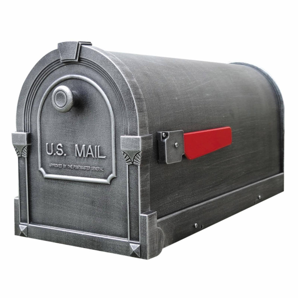 Swedish Silver Curbside Mailbox G46307