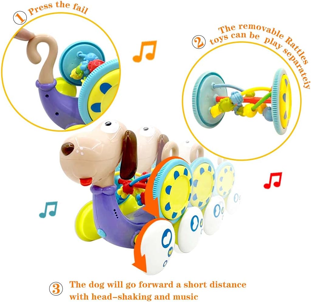 Kids Walking Singing Puppy Dog Toy, Pack of 2 T359864